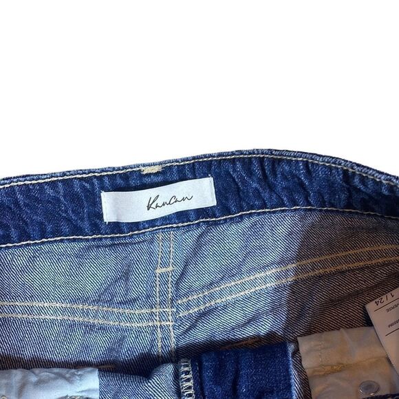 Kancan boyfriend jeans distressed frayed hems size 1/24 - Picture 7 of 8